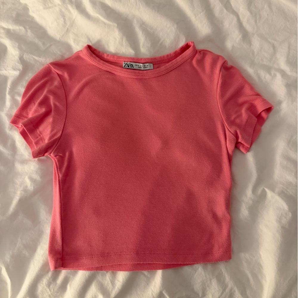 Small pink zara top
